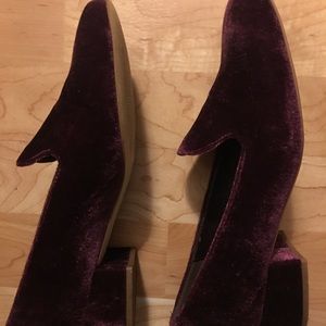 Aldo Velvet slip on